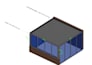 create pergola 3d model with dimensions and details